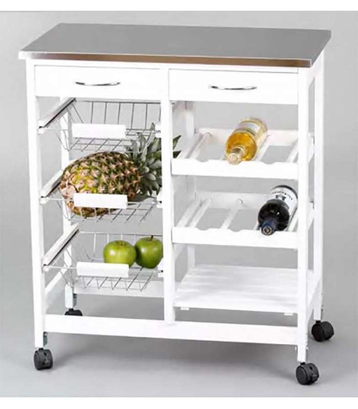 Carro cocina completo inoxidable