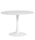 ROUND TABLE. ODA 110 CM WHITE - Image 1