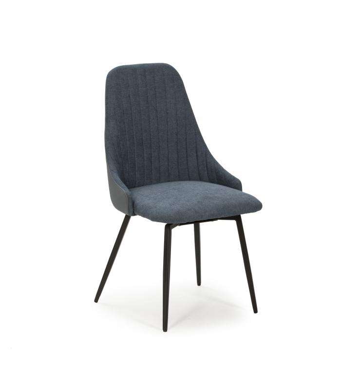 ELMA SWIVELING CHAIR BLUE/BLACK LEG 2P/CAJAMkric CHAIR Makeric