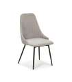 Lot de 2 chaises modèle Elma Swivel finition gris clair 46/90 cm(hauteur) 54 cm(largeur) 50 cm(longueur).