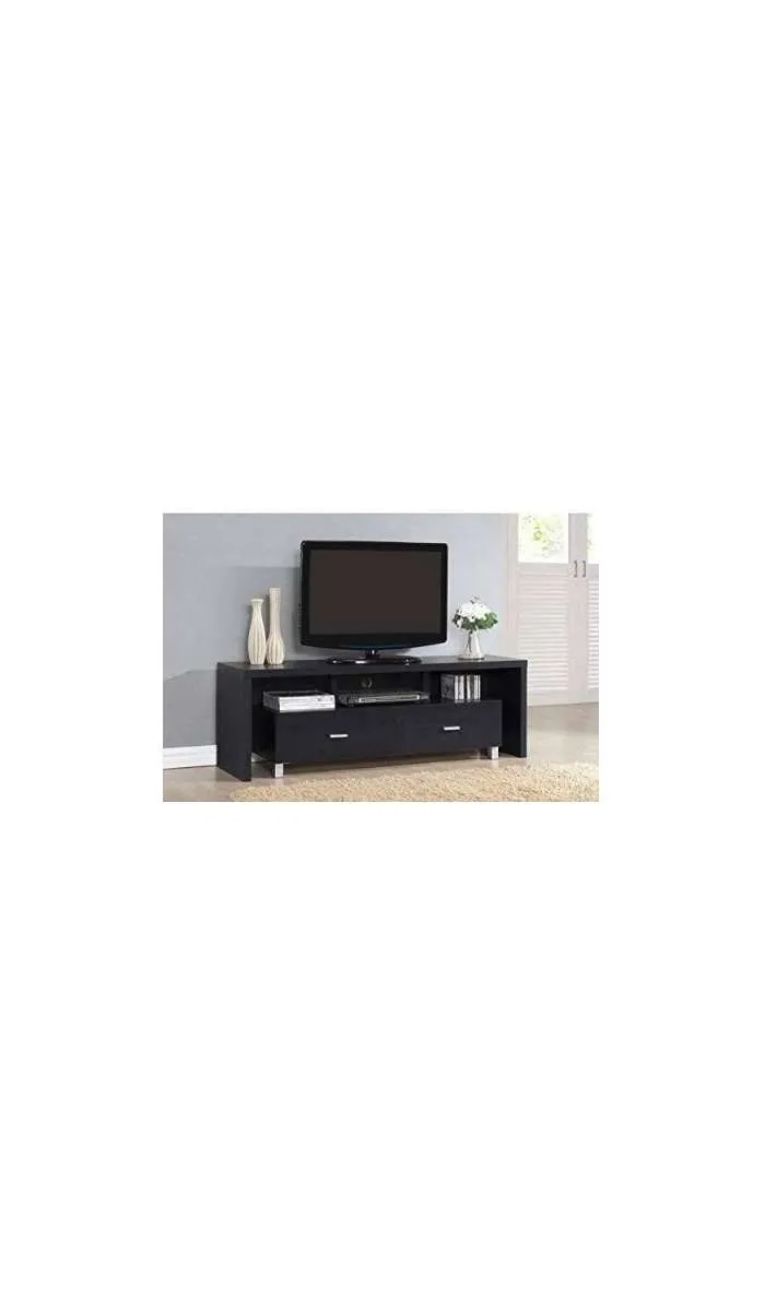 Mueble tv Kubox con dos cajone en dos colores. Inicio 
