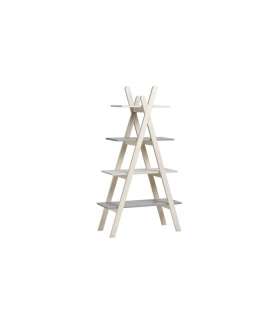 SIA 4E PRATELEIRAS BRANCO/ CINZENTO CLARO/CINZENTO ESCUROMkric SHELVING