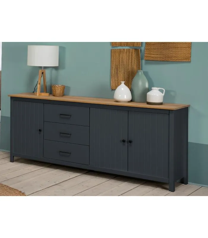 Aparador Mariana: elegante y funcional en azul