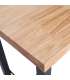 Mesa alta de bar loft Wild Oak e Black.Adec Mesas de cozinha