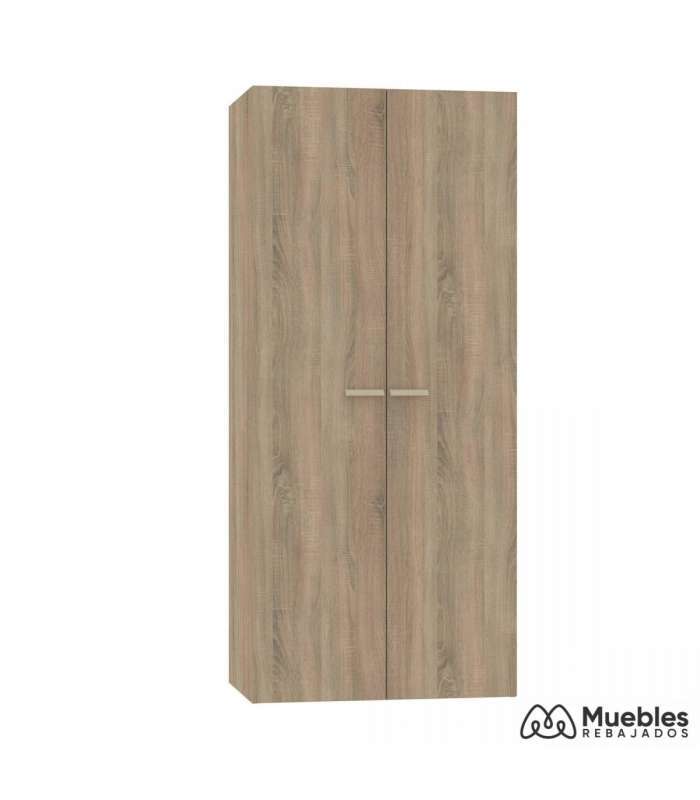 Multipurpose wardrobe shoemaker sliding doors in two colors.