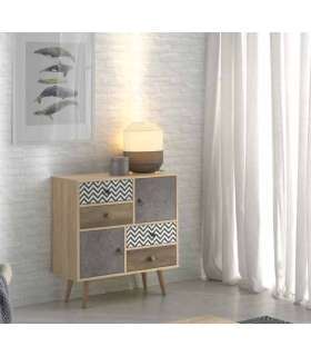 copy of Sideboard salon Ness 3 doors two colors.