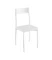 Pack 4 sillas para comedor acabado blanco, 86 cm(alto)39 cm(ancho)45 cm(largo)