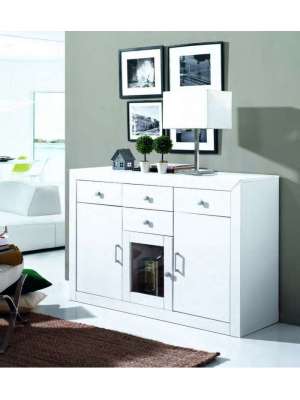 Aparador 3 puertas para salón recibidor o cocina blancoDogar