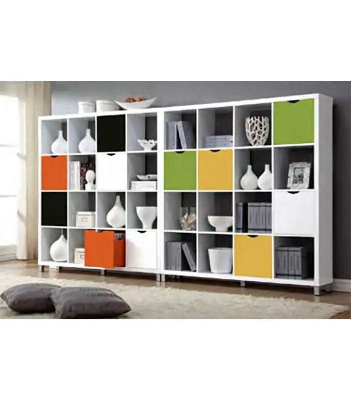 Cajón kubox blanco, 33x33x29 cm, diseño juvenil