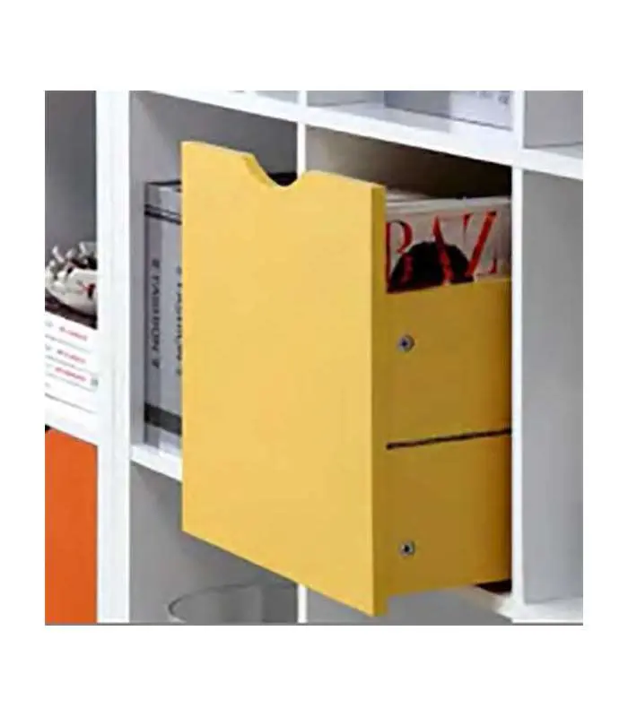 Cajón kubox blanco, 33x33x29 cm, diseño juvenil