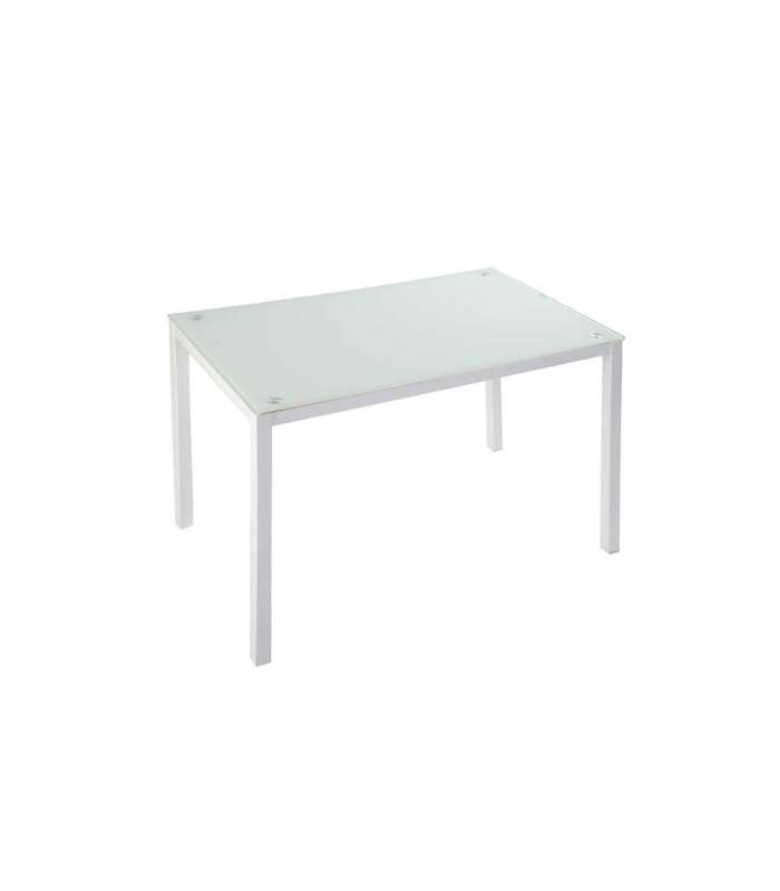 CMC Mesas de salon Mesa de comedor Nuria cristal en acabado