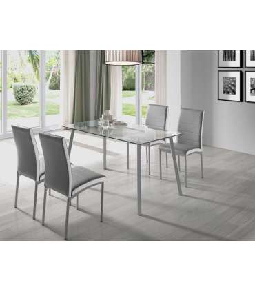 Dining table alba glass 3 colors
