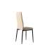 Pack 4 pillar chairs in cappuccino or grey