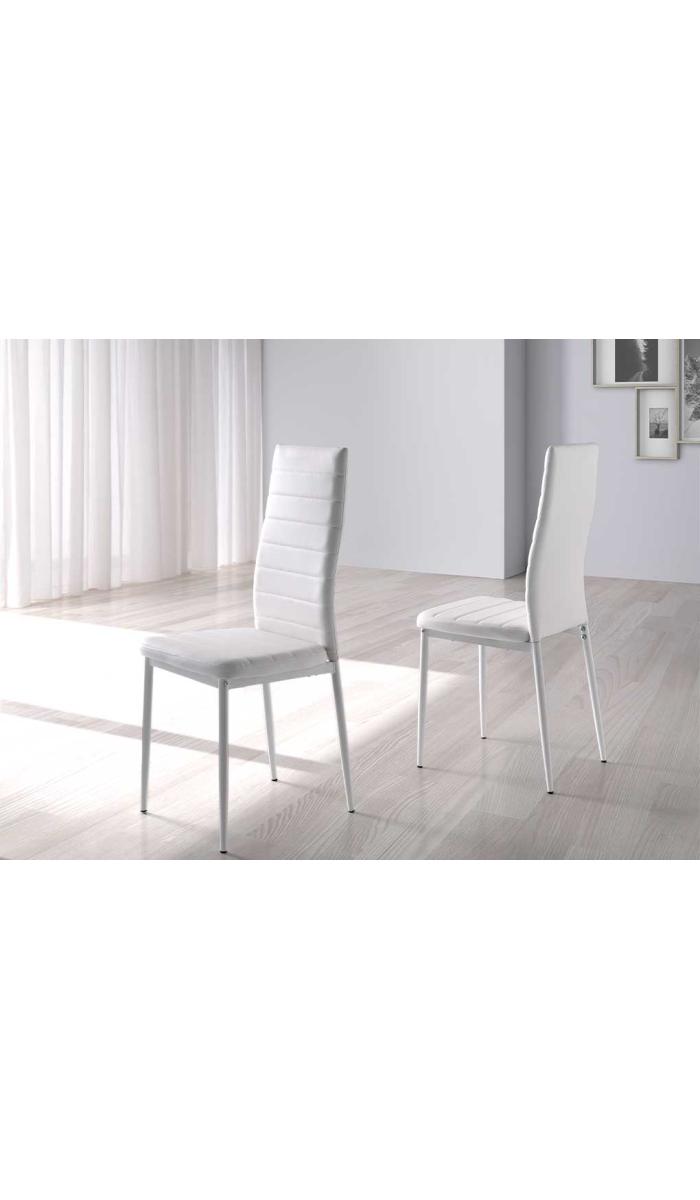 PDCOR Sillas de salón pack 4u. Pack 4 sillas Claudia en acabado