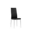 Pacote de 4 cadeiras Carmen em acabamento preto 96 cm(altura)41 cm(largura)52 cm(comprimento)