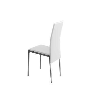 Pack 4 Lyon chairs for black or white lounge