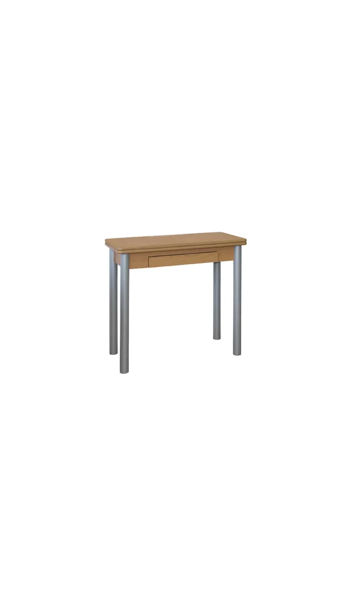 Mesa de cocina Malak, estilo moderno roble 80x40/80 cm