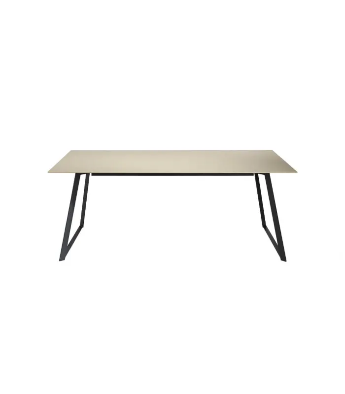 Mesa fija rectangular en blanco Leire 180x90 cm