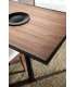 Mesa rectangular con acabado en madera de nogal BALI 200 x 90 x