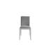Pack de 2 sillas de comedor en tela gris CAIRO 45 x 49 x 88/48