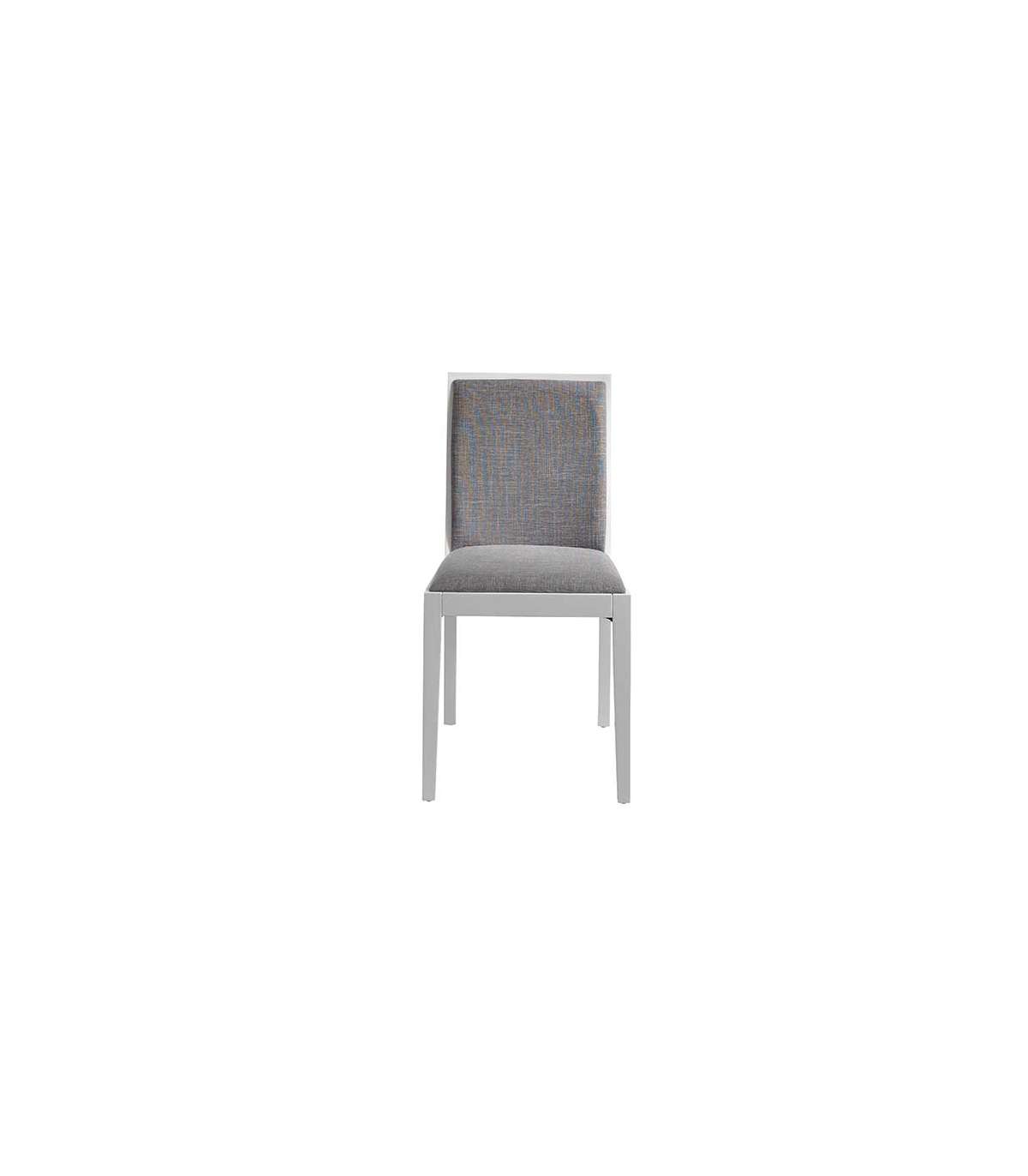 PDCOR Pack de 2 sillas de comedor en tela gris