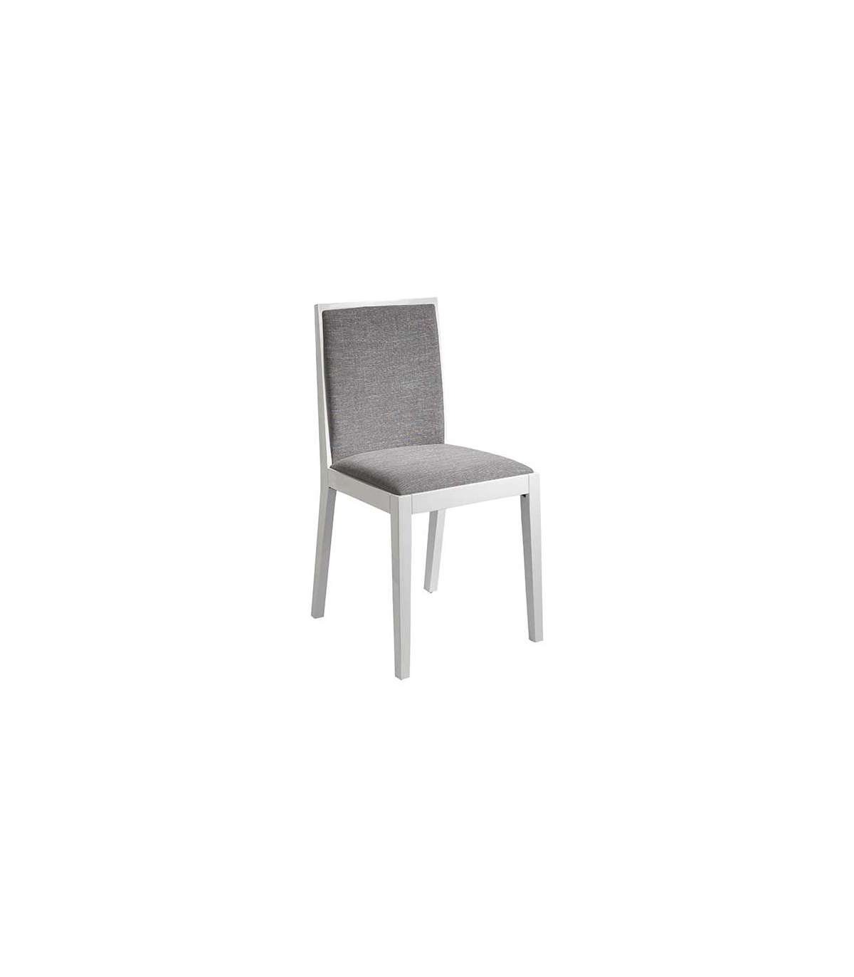 PDCOR Pack de 2 sillas de comedor en tela gris