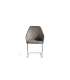 Pack de 2 sillas en color gris topo PANDORA 55 x 58 x 88/46 cm
