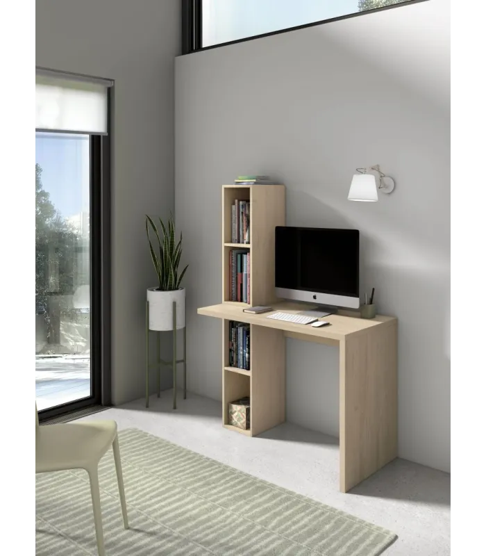 Mesa estudio Mod-Helsinki en color roble, 149 cm