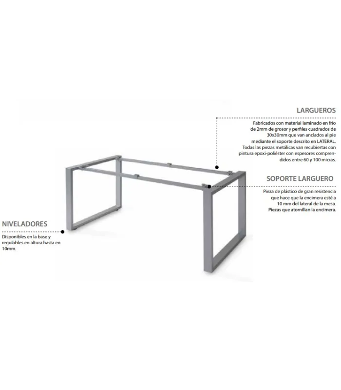 Mesa de escritório Skala - Elegância e funcionalidade