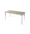 Table de bureau ou d'étude Neko finition bicolore 74 cm(hauteur)140 cm(largeur)80 cm(profondeur)