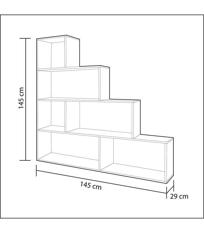 Low shelf Mulk white or oak.