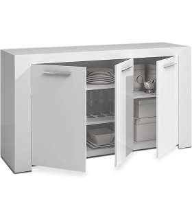 Aparador Buffet Nous en acabado Blanco Artik 80 cm(alto)144