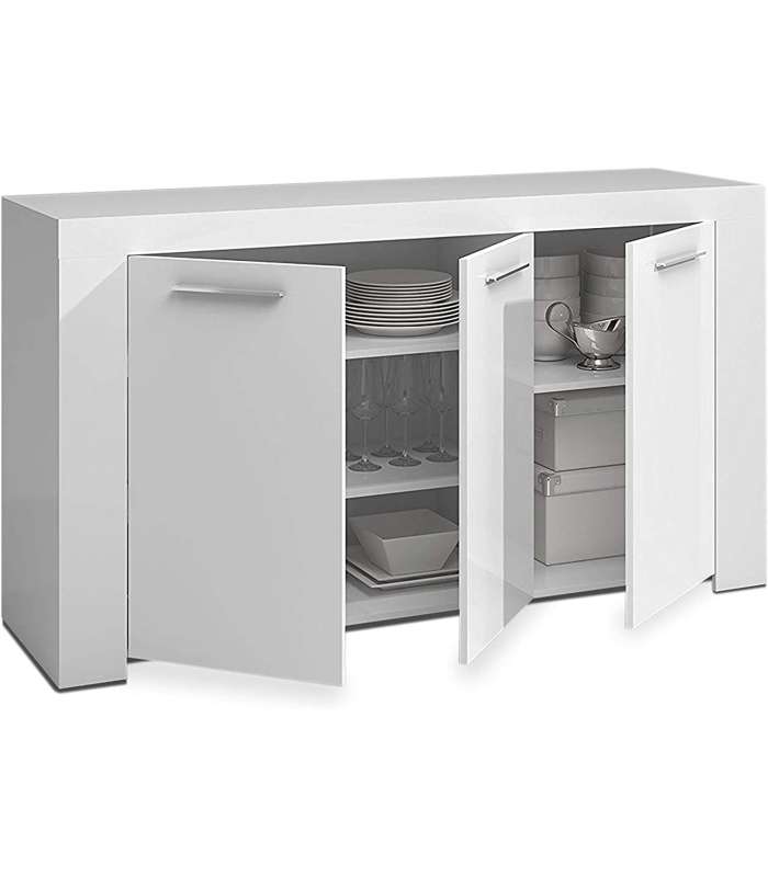 Aparador Buffet Nous en acabado Blanco Artik 80 cm(alto)144