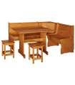 copy of Comoda 3+2 drawers Altea solid pine wood honey color .