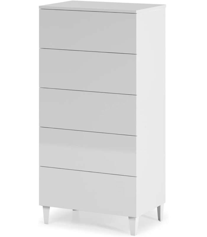 Sifonier 5 White Diva Drawers