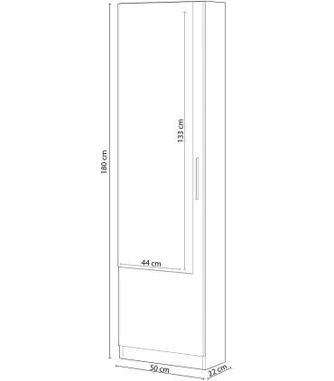 Zapatero wardrobe with mirror Gusto in various colors