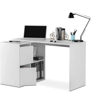 Frs Mesas ordenador-oficina Escritorio Adapta con buc de 2
