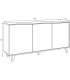 Sideboard 3 doors Stylus plus in bright white and Canadian oak