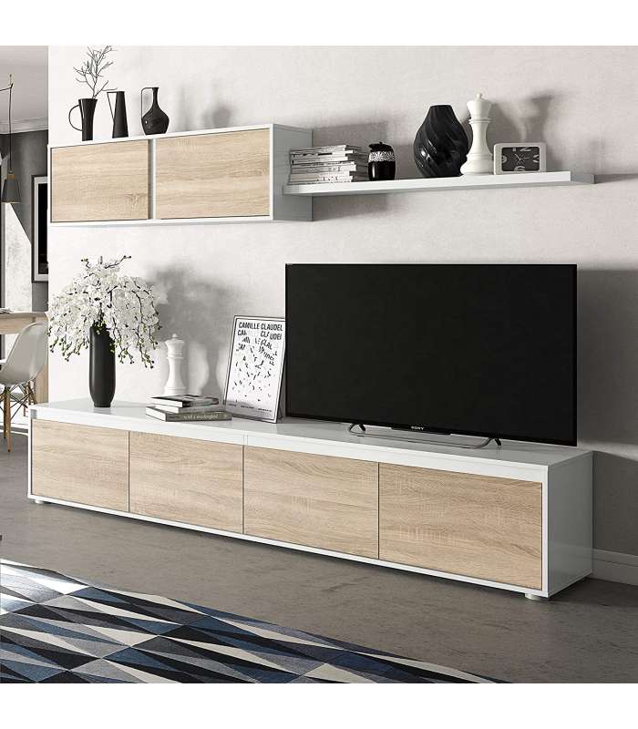 Alida canadian oak and white artik lounge furniture.