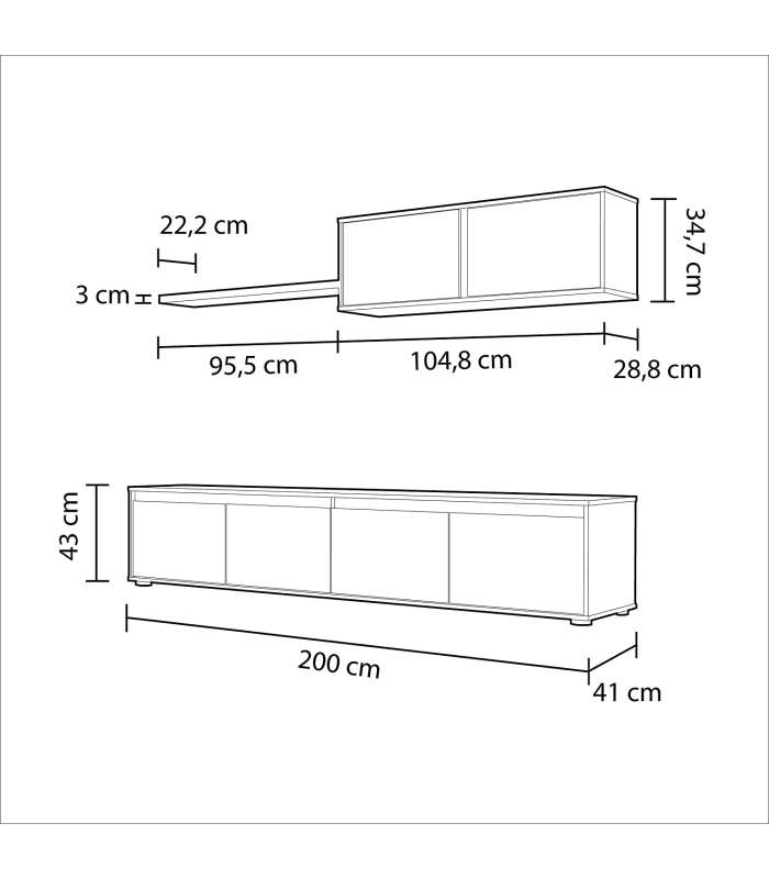 Alida canadian oak and white artik lounge furniture.