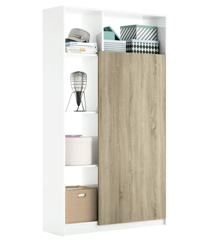 Receptor de Roupeiro Neo em carvalho/branco, 187x100x35 cm