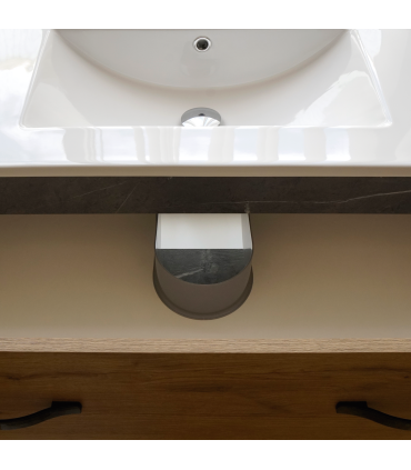 Ptarch Conjuntos baño Mueble de baño Hudson con lavabo y espejo