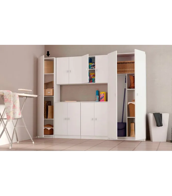 Armario multiusos blanco 1 puerta Marbella