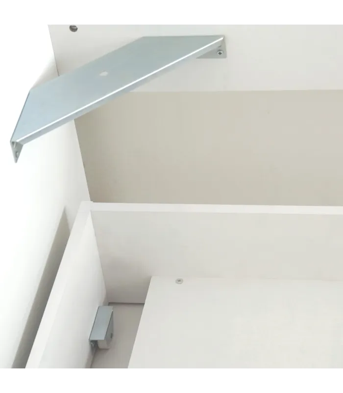 Cama nido Tibet blanca, 54x202x97 cm, ideal para dormitorios