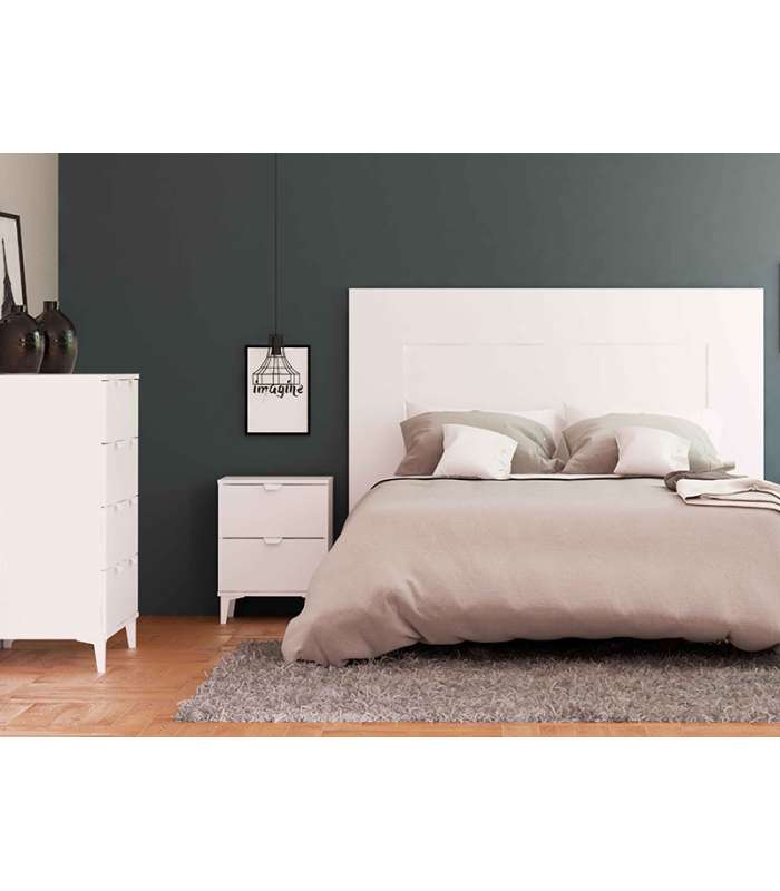 Comoda 4 white drawers