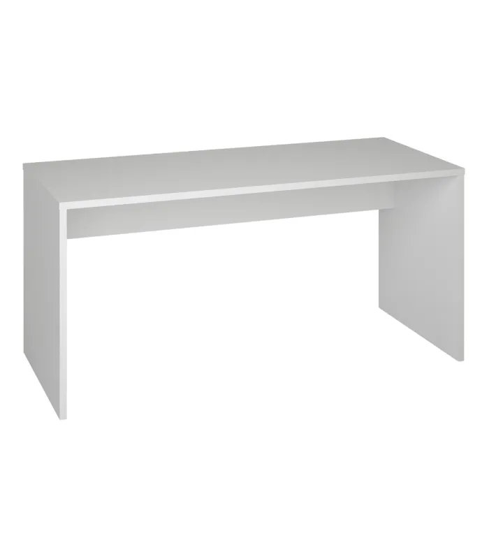 Mesa de despacho blanca 160x68x75 cm moderna y funcional