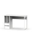 Mesa Nolita terminou branco, 74cm (alta) 120cm (Width) 55cm (alta)