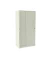 Armoire 2 portes coulissantes couleur blanche 180 cm(hauteur)89,6 cm(largeur)50 cm(profondeur)