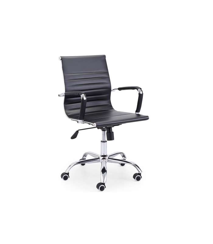 Lucy swivel desk chair in two colors.