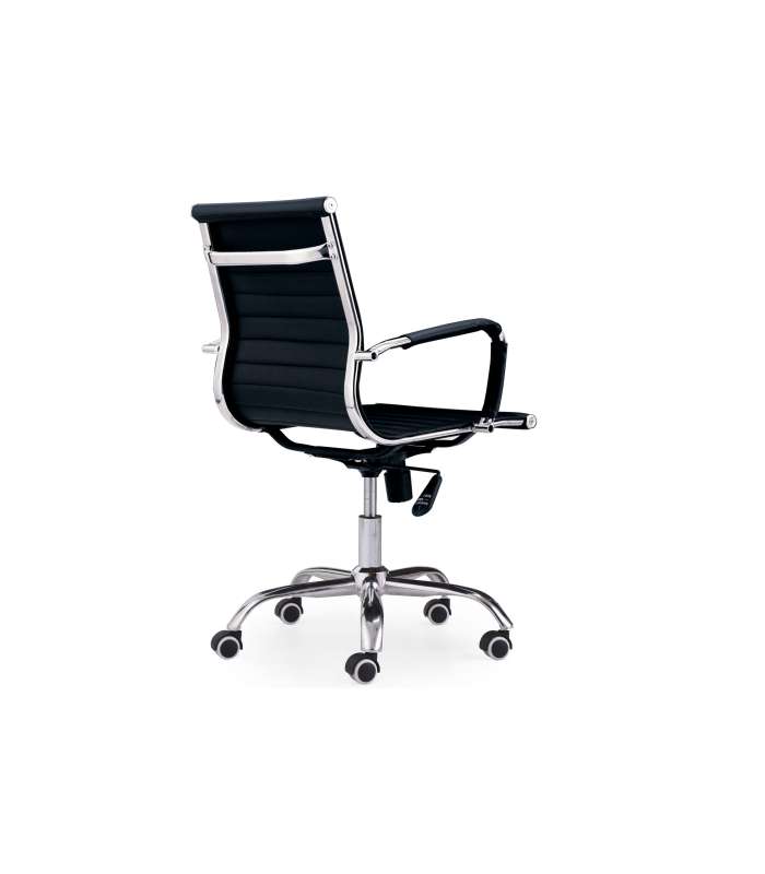 Lucy swivel desk chair in two colors.